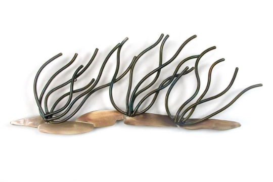 Soft Coral Branches Large Metal Wall Art TI CO136