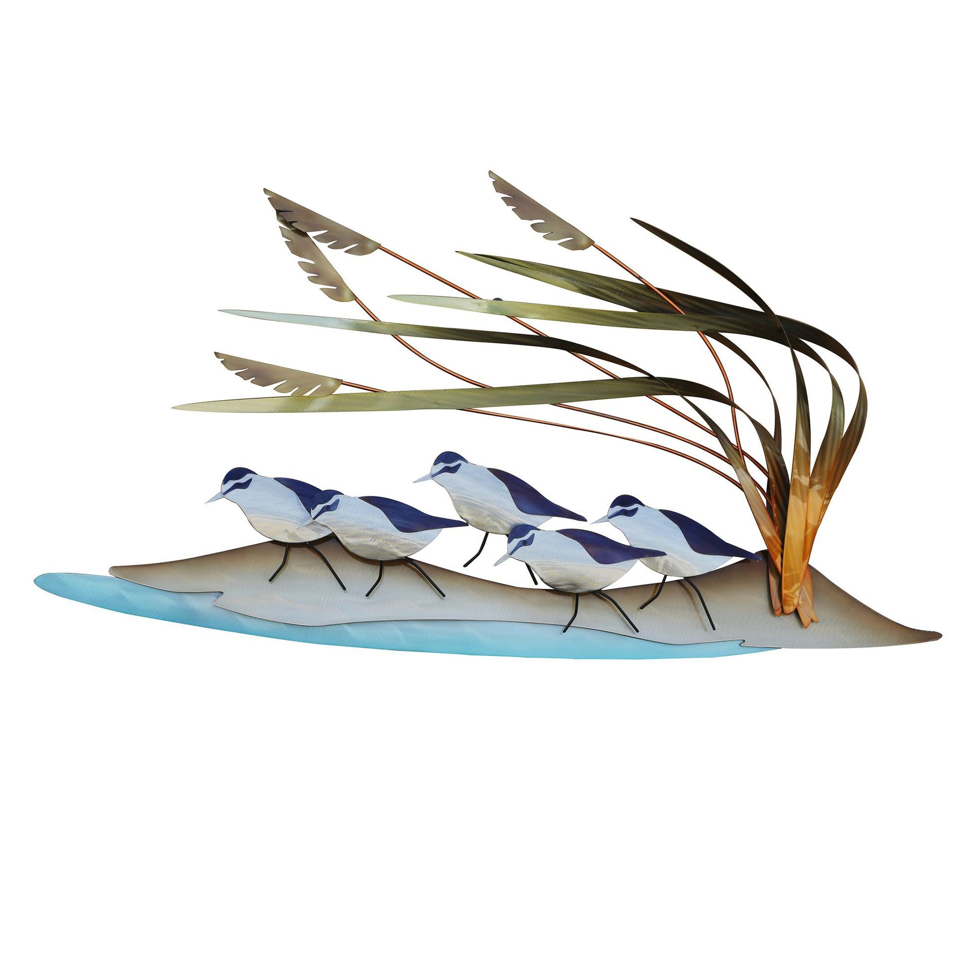 Beach Patrol Stainless Steel Metal Wall Art