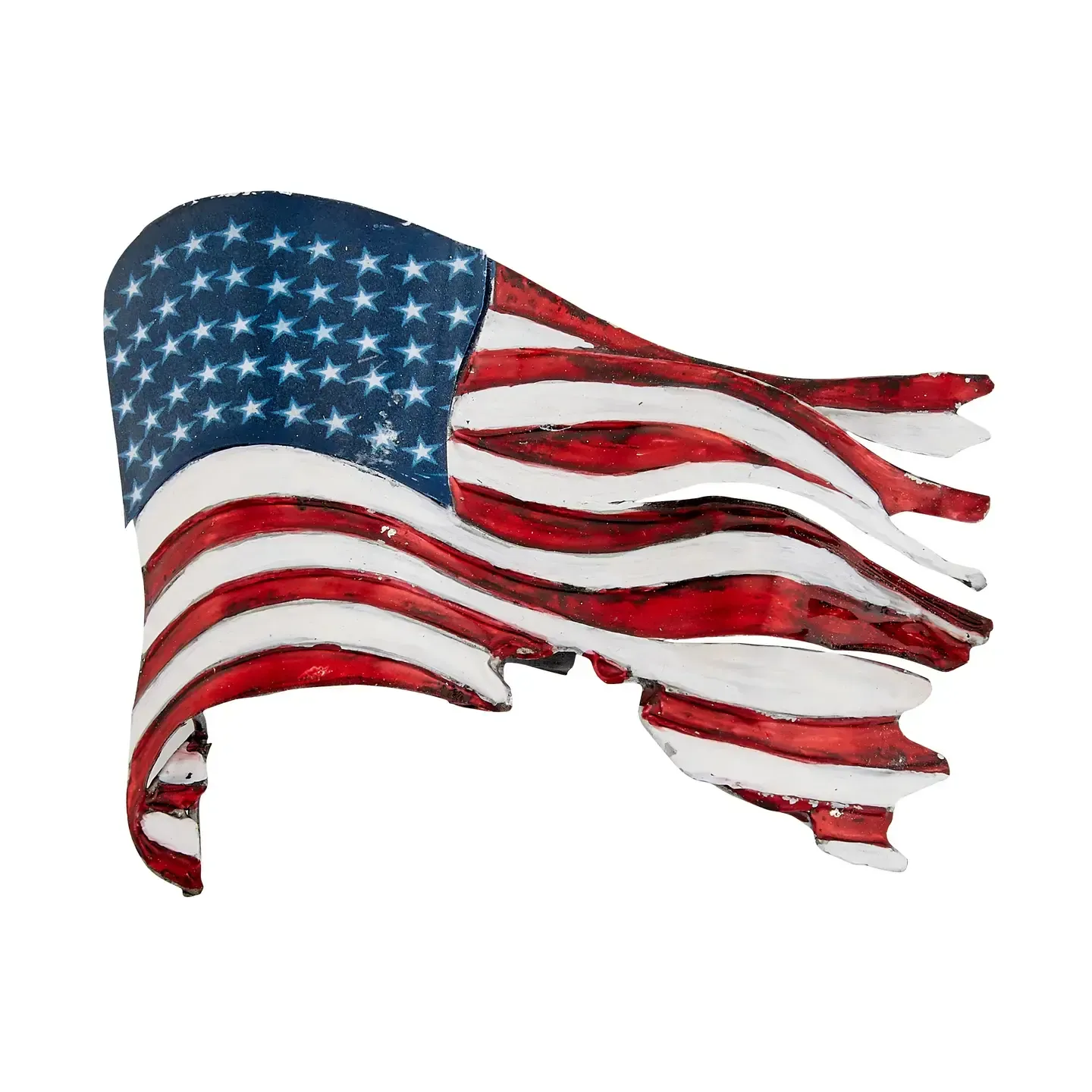Torn American Flag Magnet KK MAM-45FL