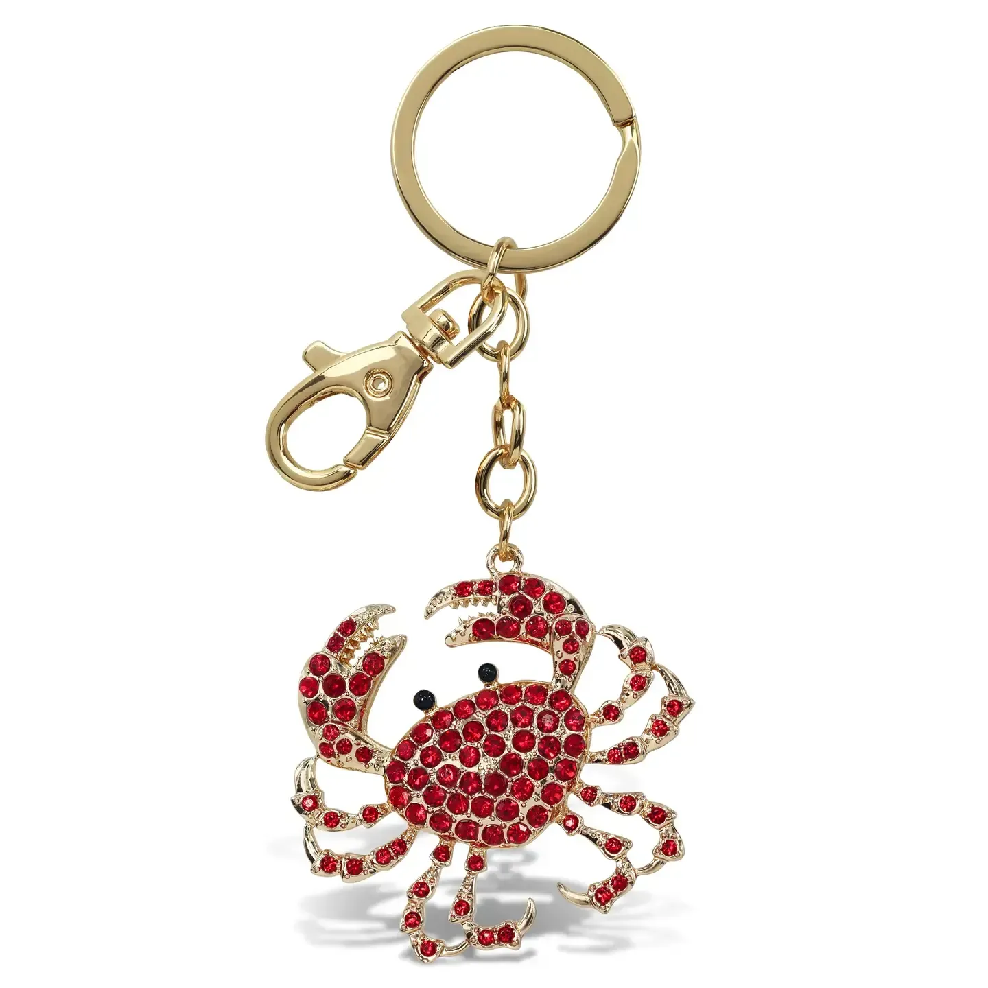 Gold Sparkling Charms Crab