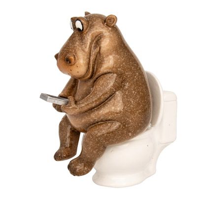 Hippo on Toilet GI WW-144