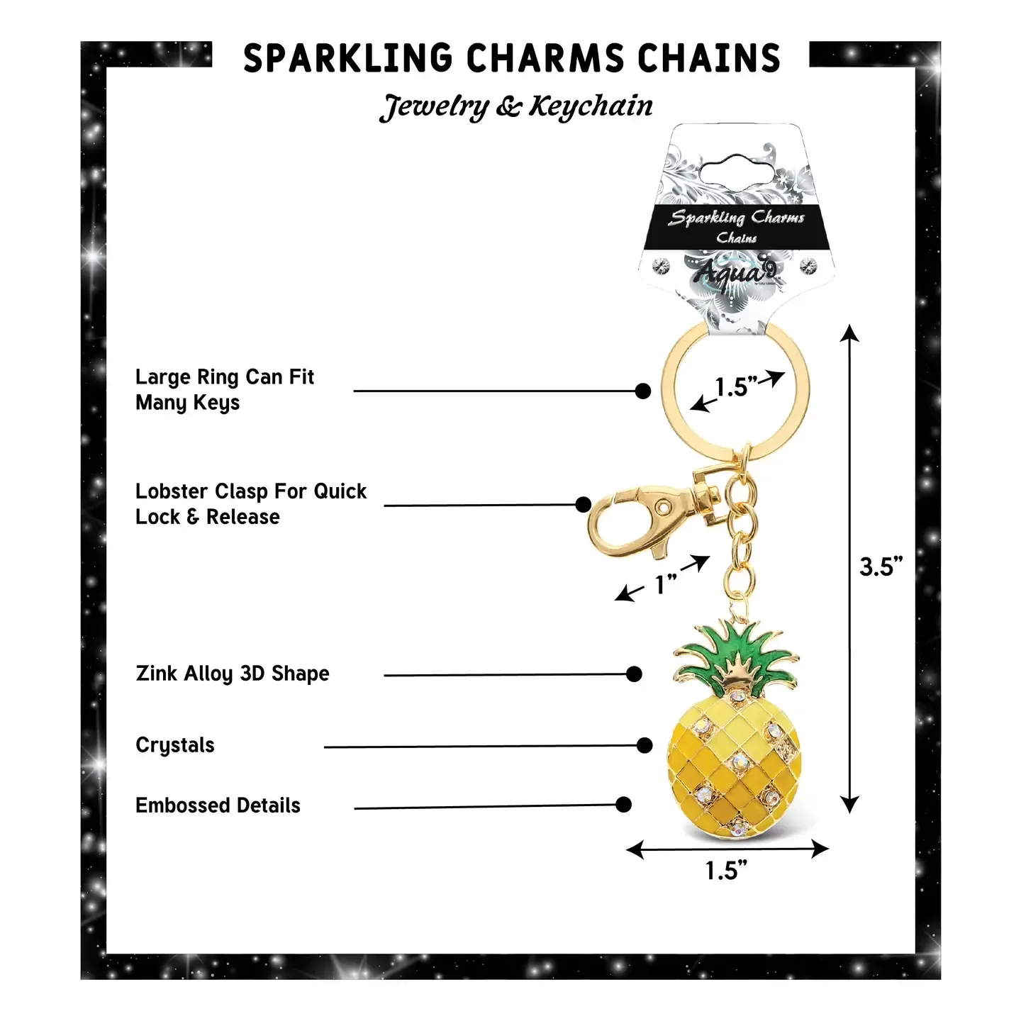 Sparkling Charms - Pineapple