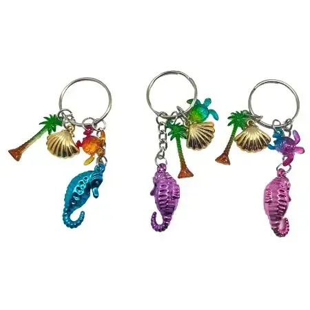 SEAHORSE, turtle, p. tree Electroplated K/C KK T-2419