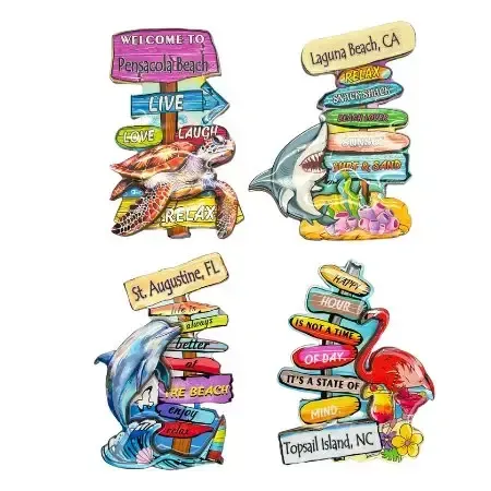 Beach Signs & Icons Magnet KK C-2453