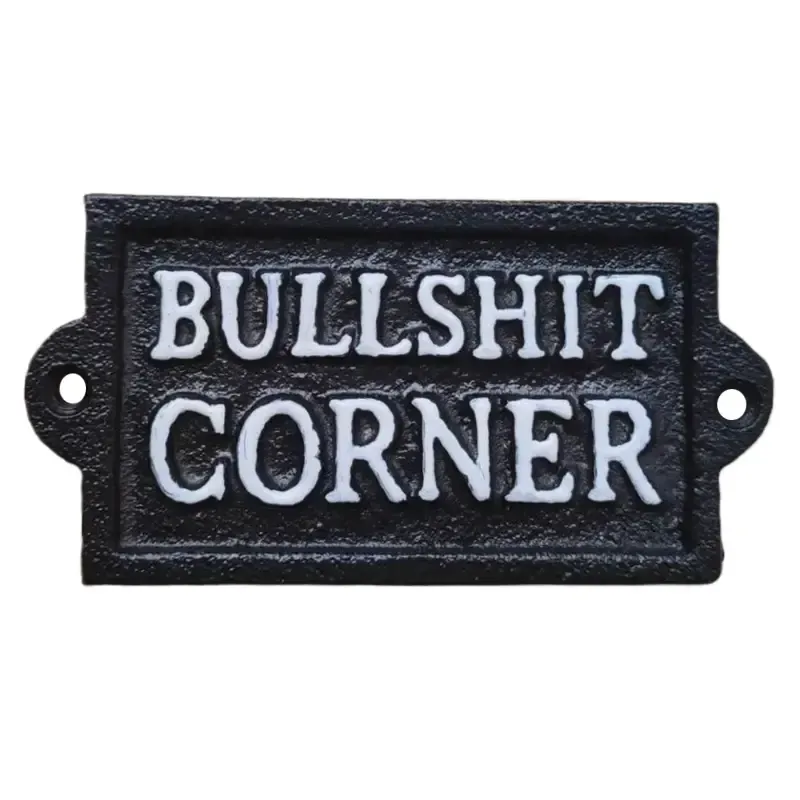 Bullshit Wall Plaque CBHC 75931