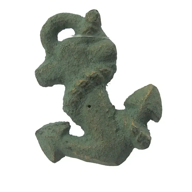 Green Anchor Drawer Pull Cast Iron