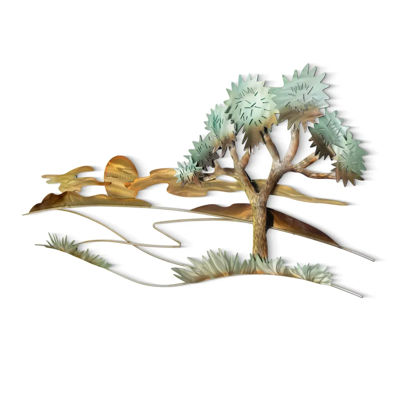 Joshua Tree Scene Metal Wall Art