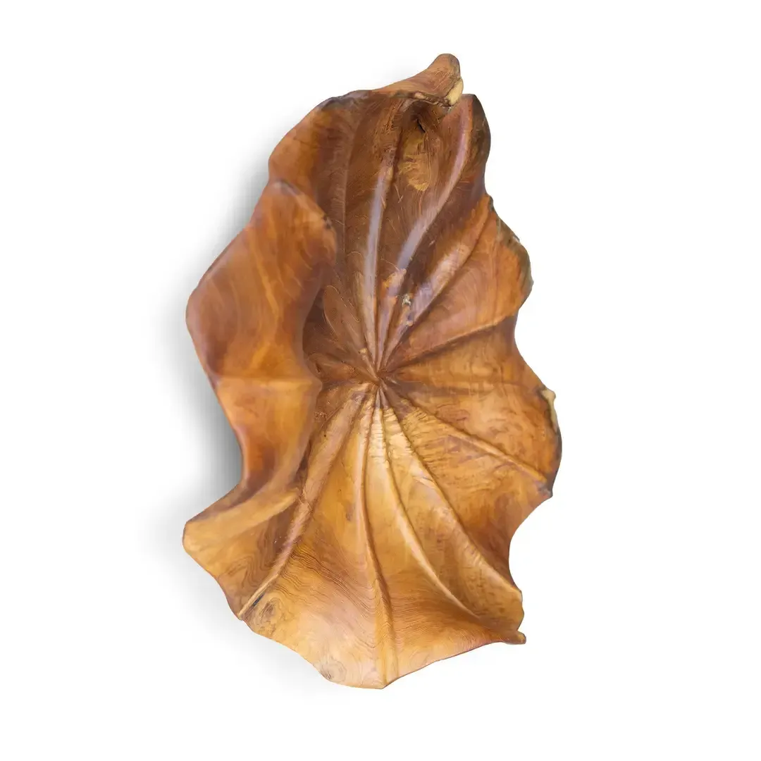 Teak Lotus Tray ExLg