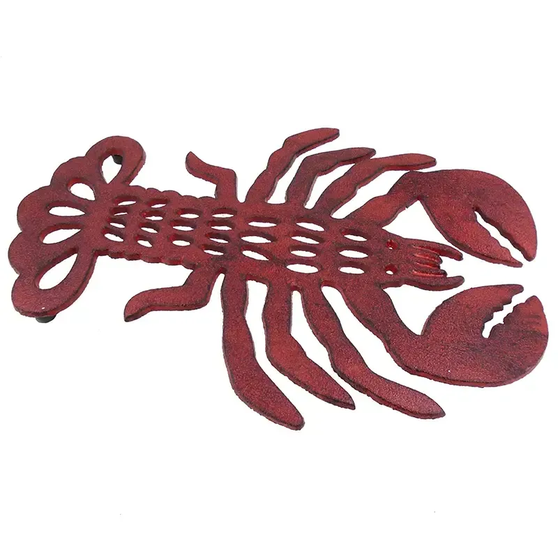 Red Lobster Cast Iron Trivet