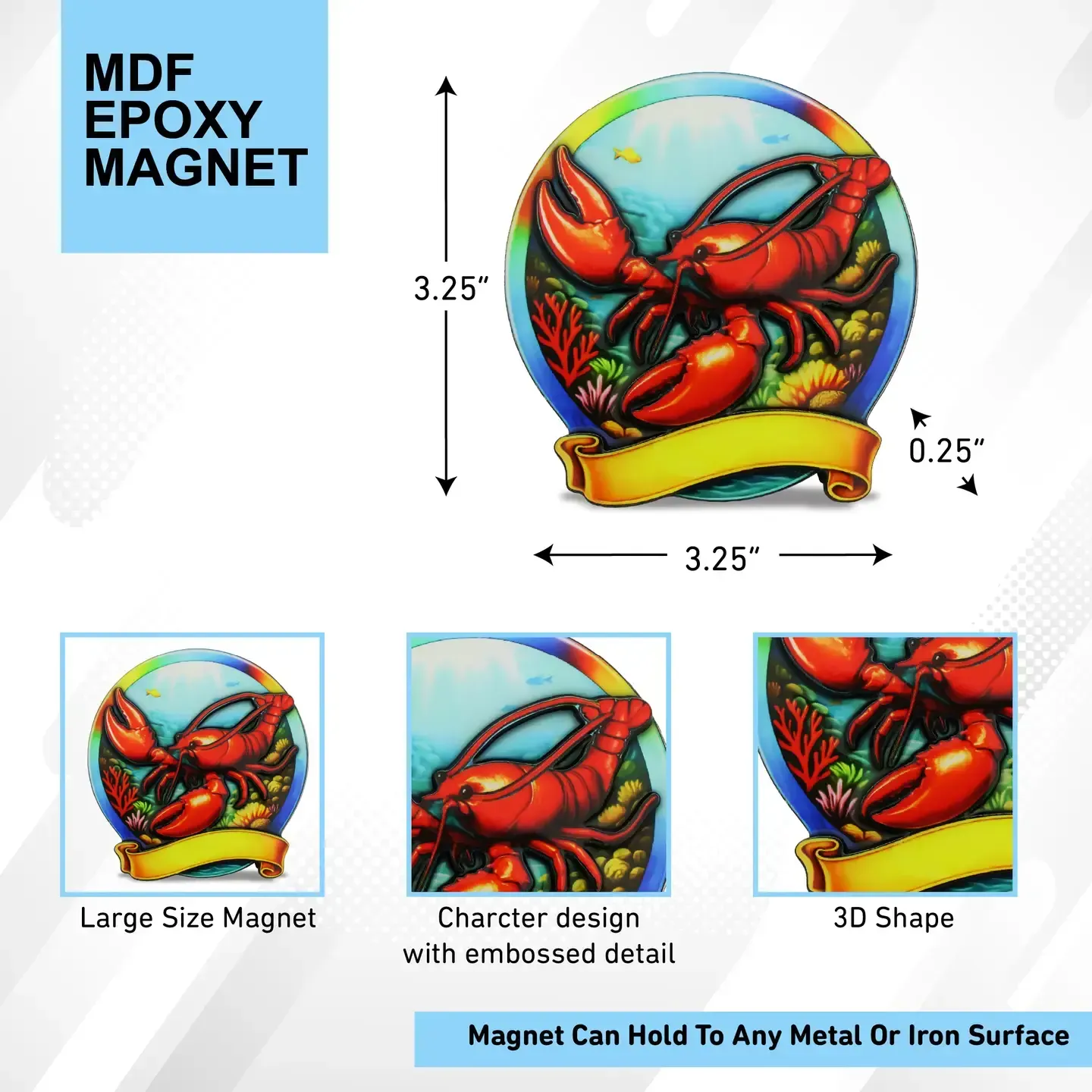 MDF Epoxy Mag Lobster
