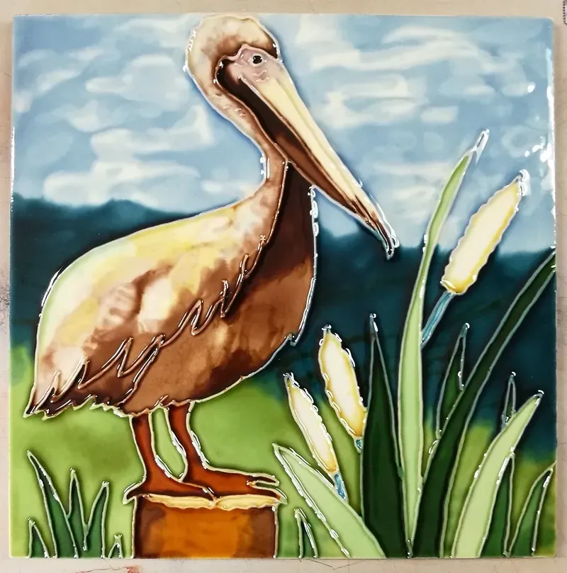 Pelican 8x8 Tile/Trivet CBHC 68191