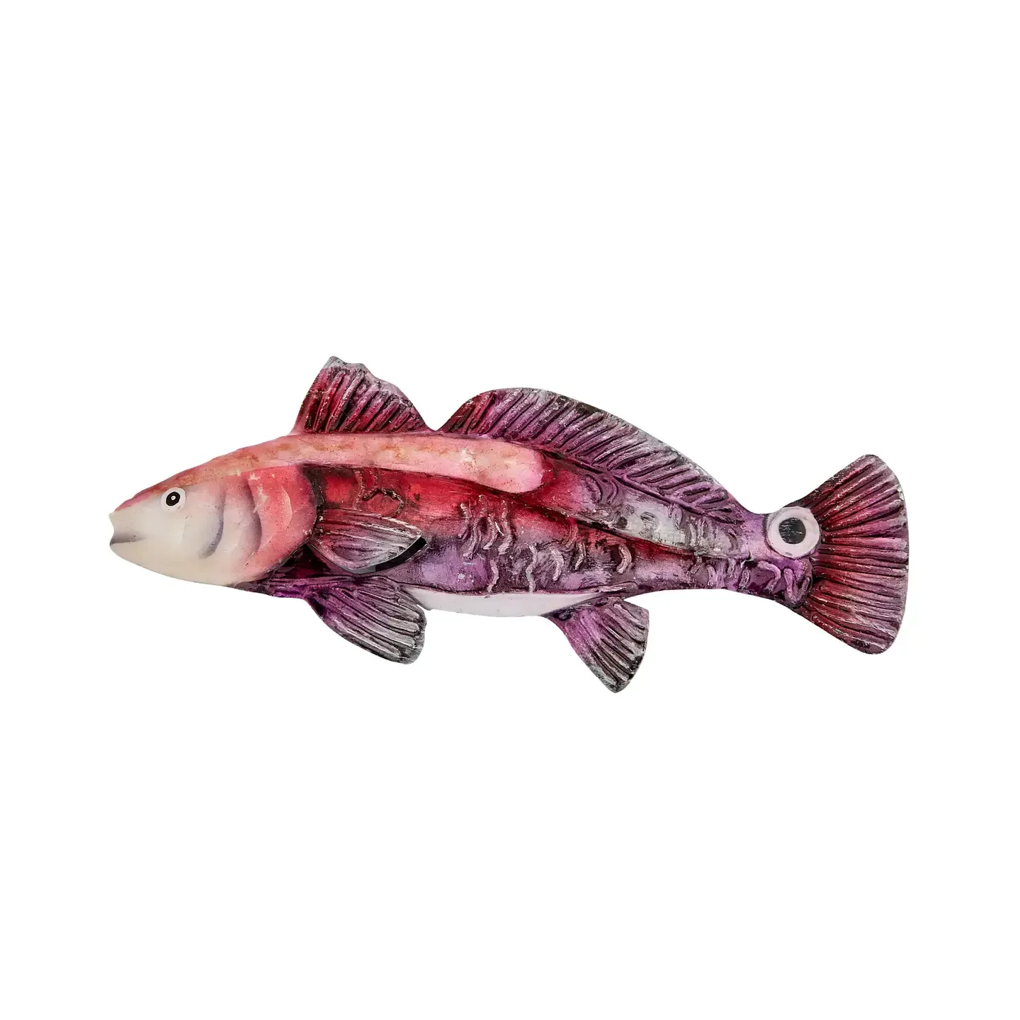 Blue White Capiz Redfish Magnet KK MAM-68RF