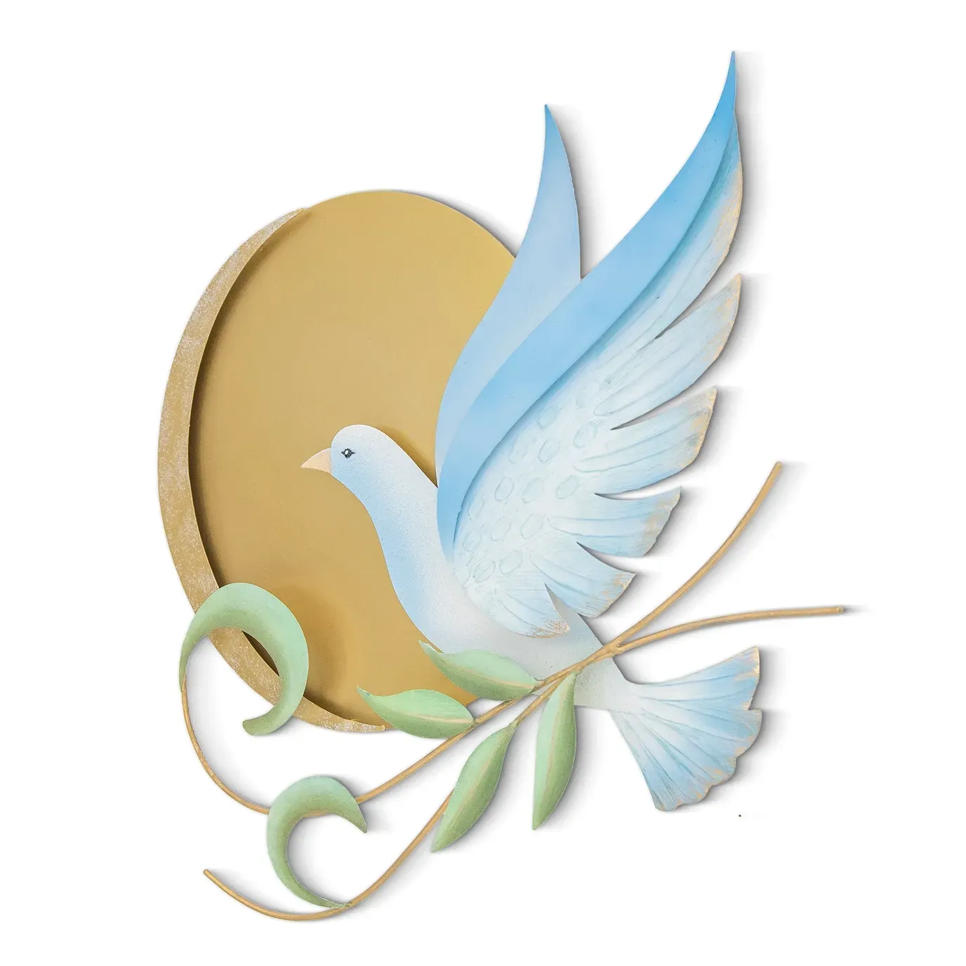 Peace Dove Metal Wall Decor
