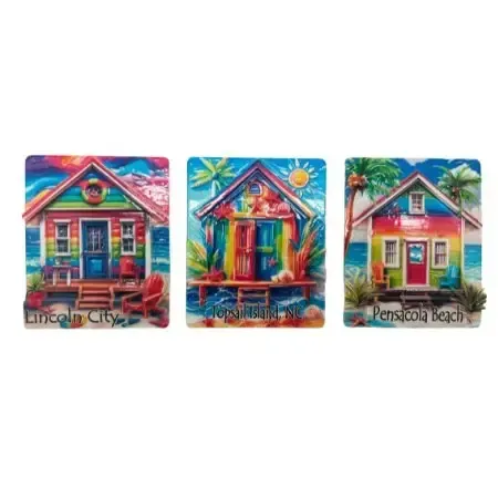 Beach Houses Magnet KK C-24134