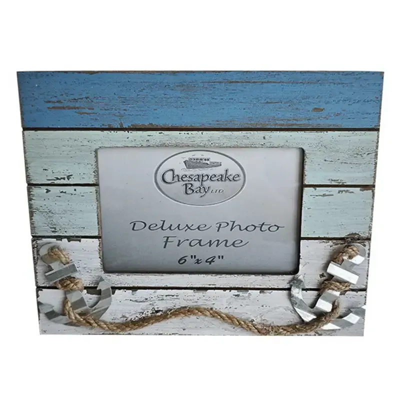 Nautical 4x6 Picture Frame w/ Anchors CBHC 75828ND