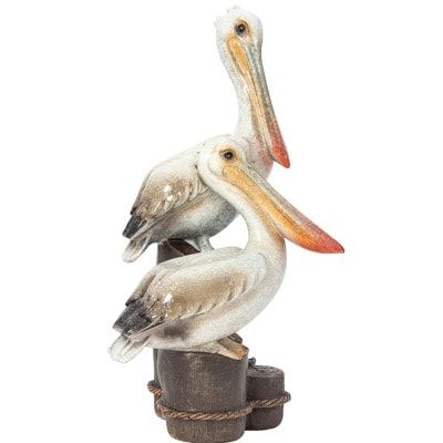 White Pelicans on Posts GI WW-618