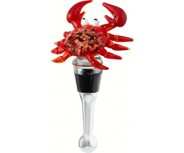 Crab Red Bottle Stopper