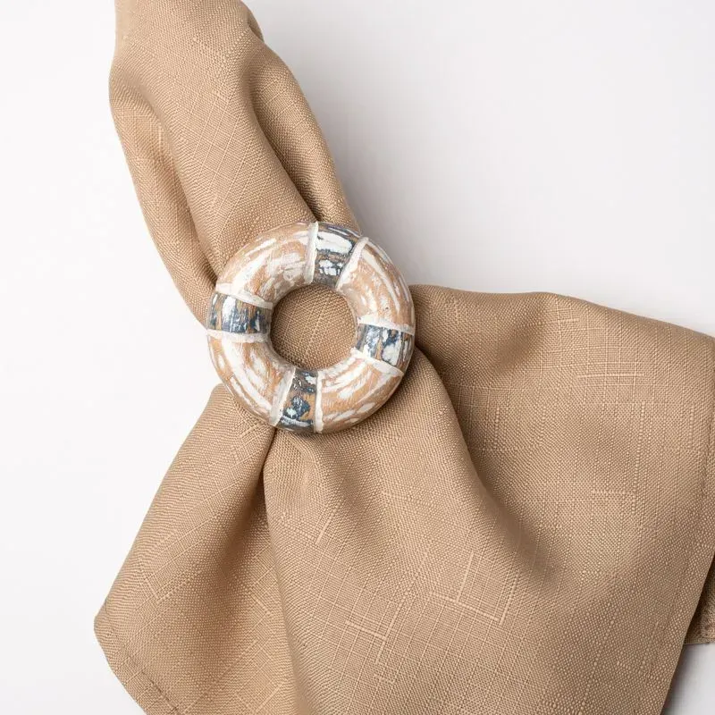 Life Ring Napkin Ring Set of 4