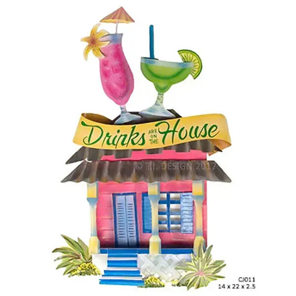 Drinks on the House Sign