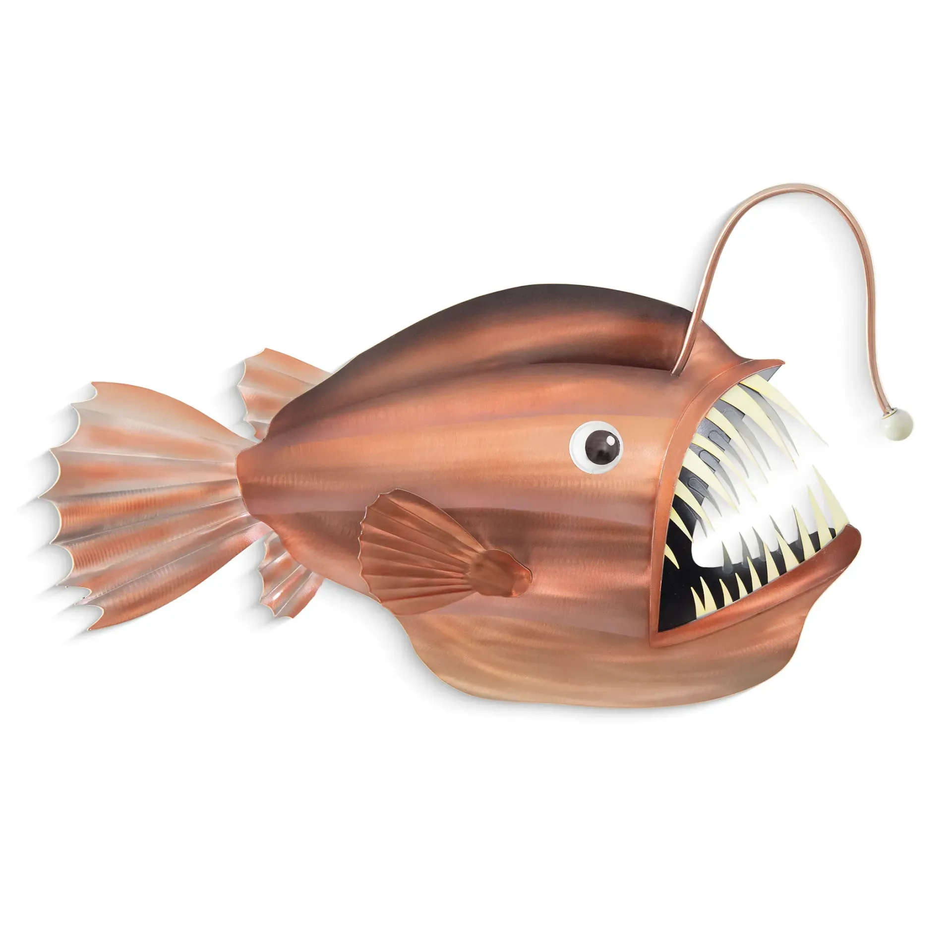 Deep Sea Angelfish - Stainless Steel Metal Wall Art