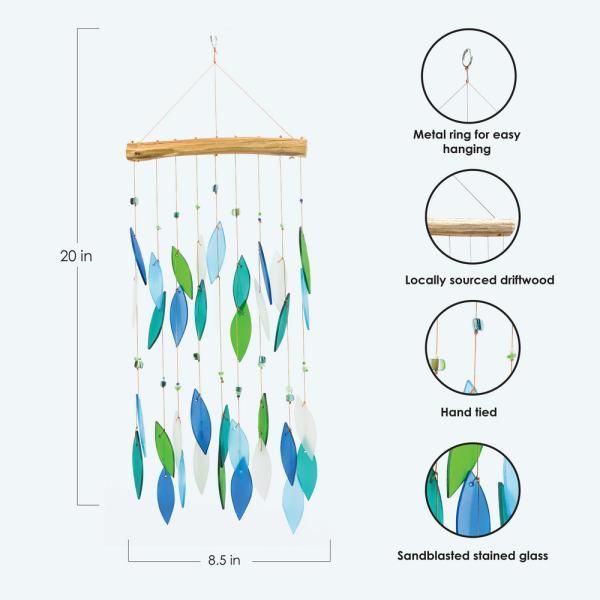 Ocean Blues Beaded Chime