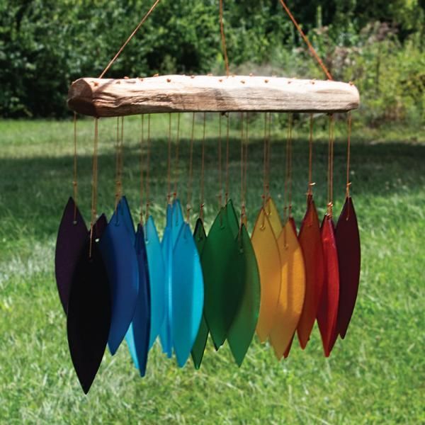 Rainbow & Driftwood Windchime