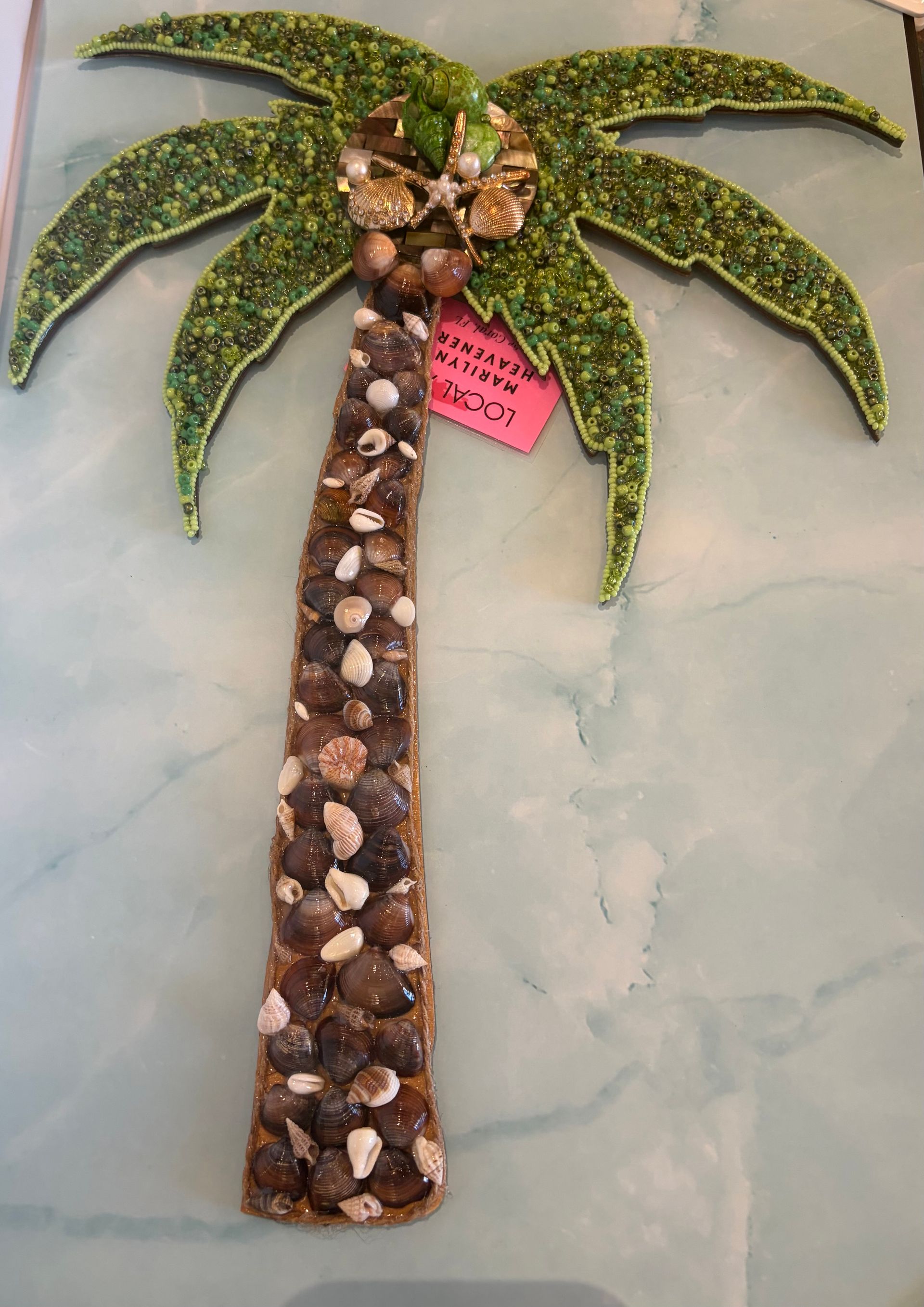 MLH Starfish Palm Tree Wall Decor by Local Artist Marilyn Heavener
