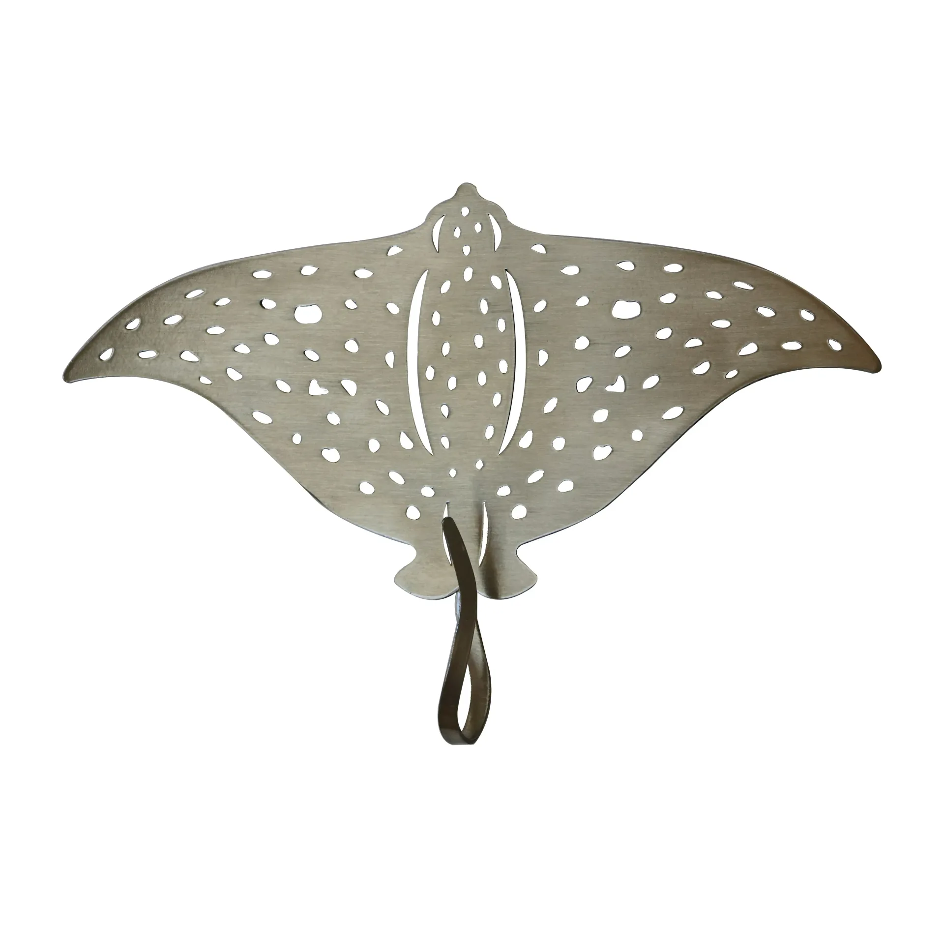 Stainless Steel manta ray-shaped indoor/outdoor hook