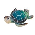 3 Inches Long Polystone Blue Turtle Magnet