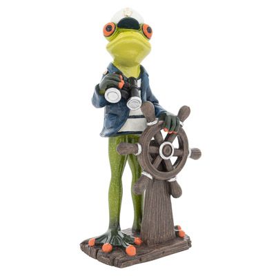 High Sea Captain Frog Figurine