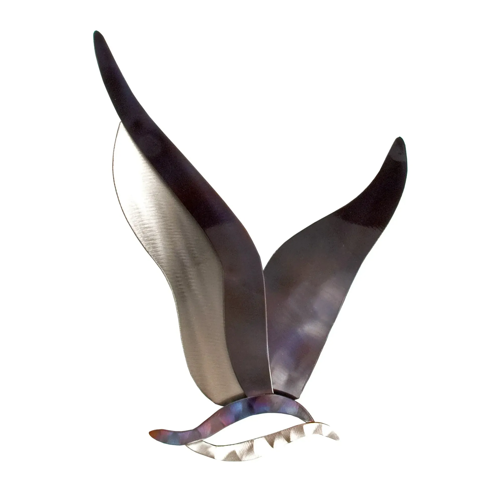 Seagull Abstract Small Stainless Steel Metal Wall Art