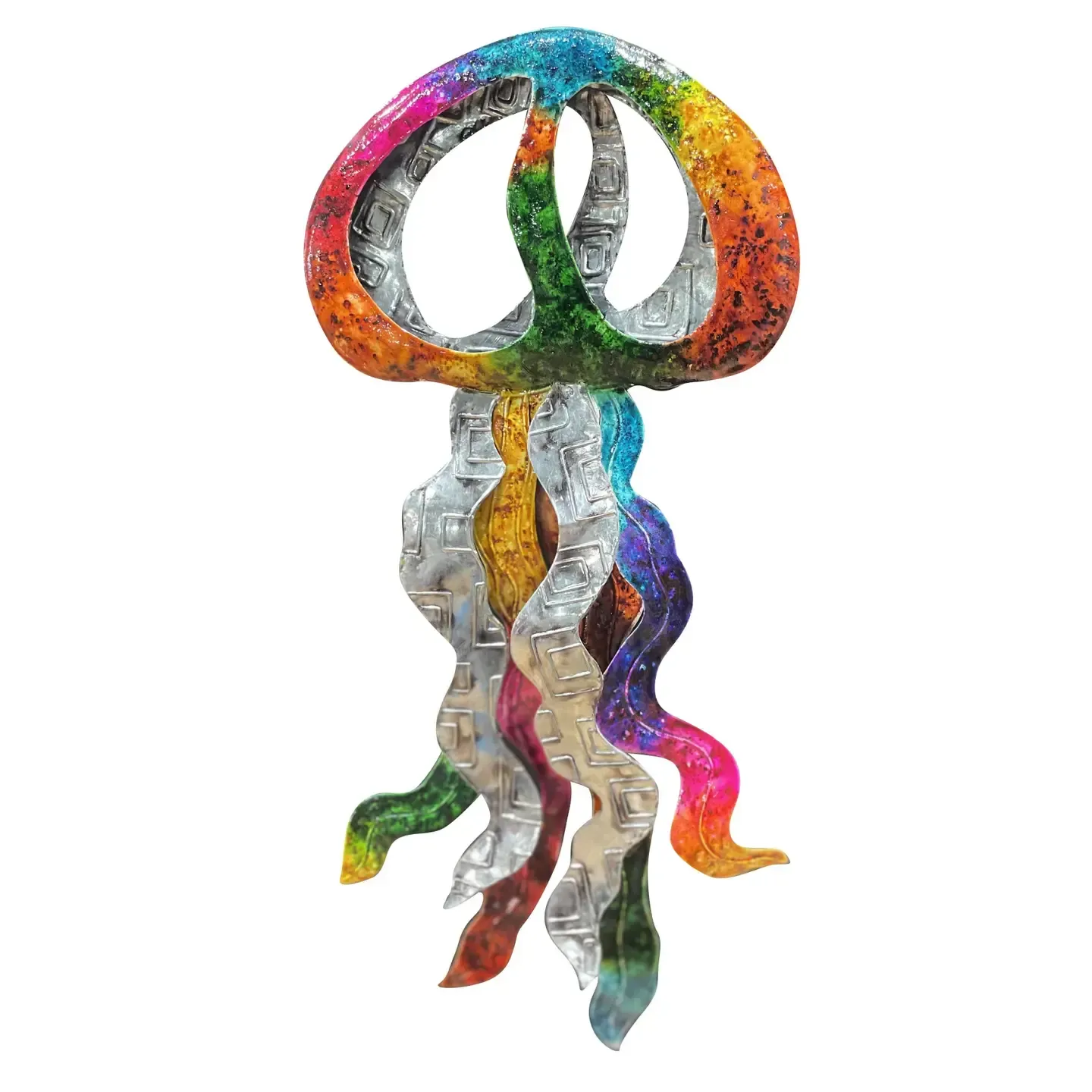 3D Jellyfish Metal Wall Art KK MCS-09J