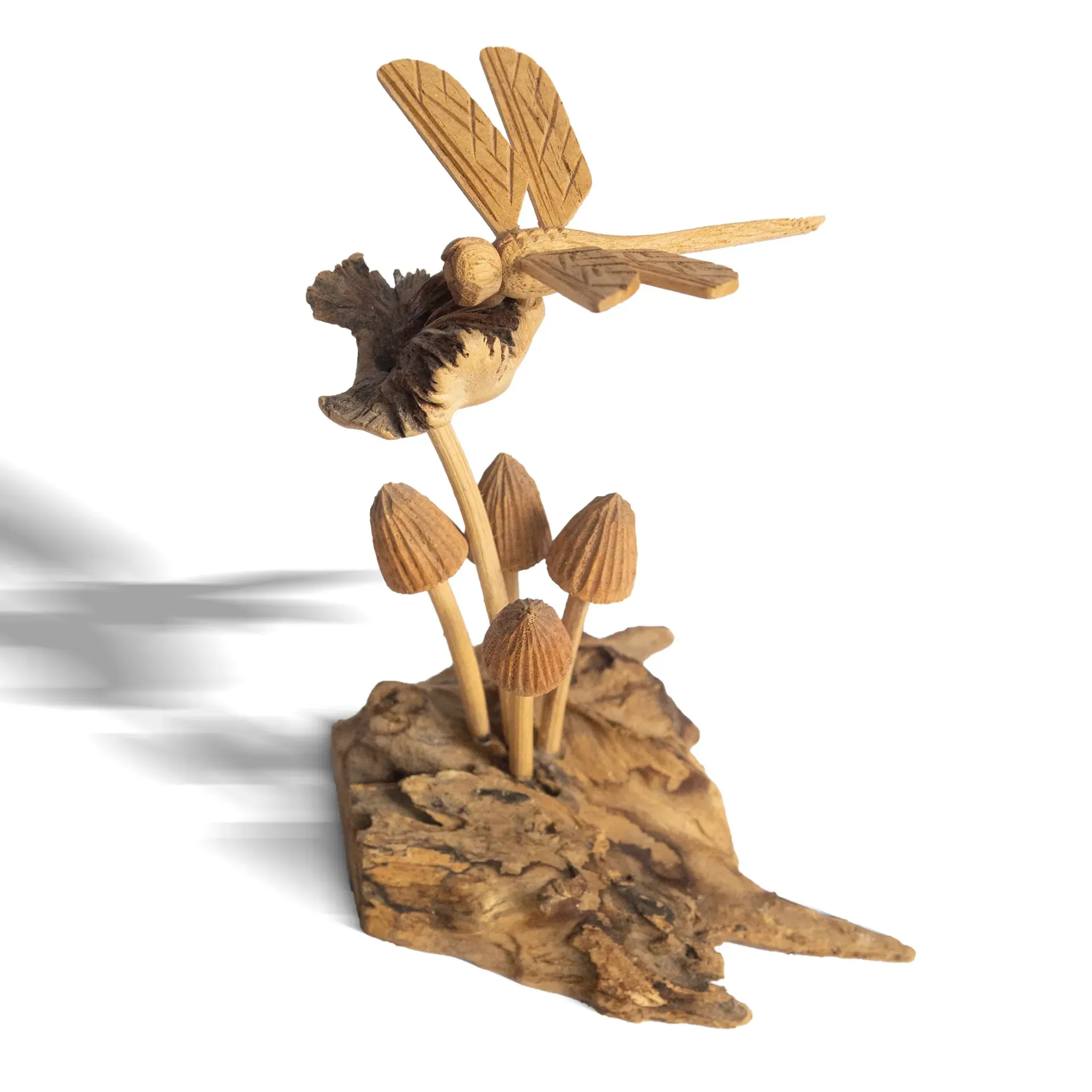 Mushroom Mini Garden w/Dragonfly Tabletop