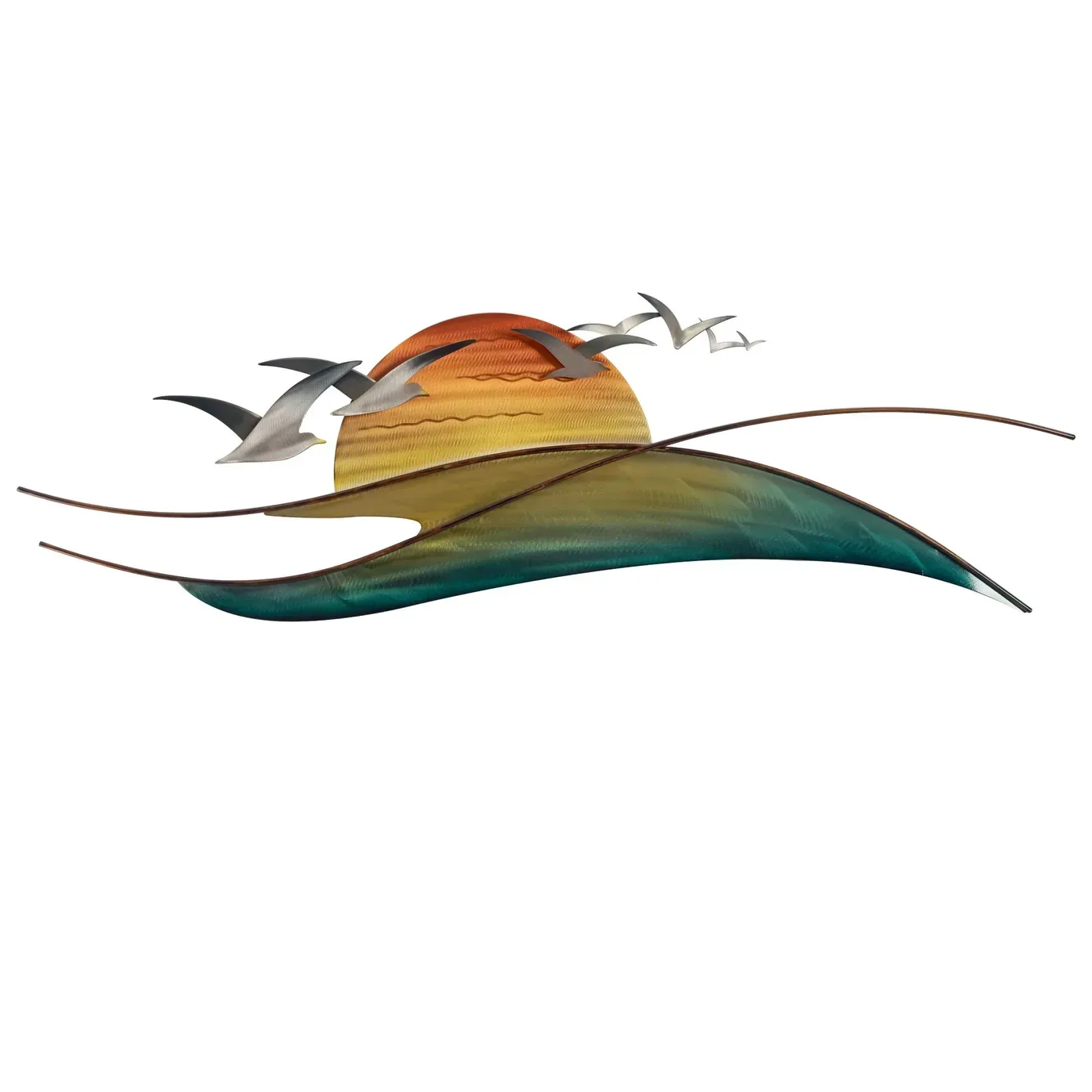 Peaceful Sunrise Metal Wall Art