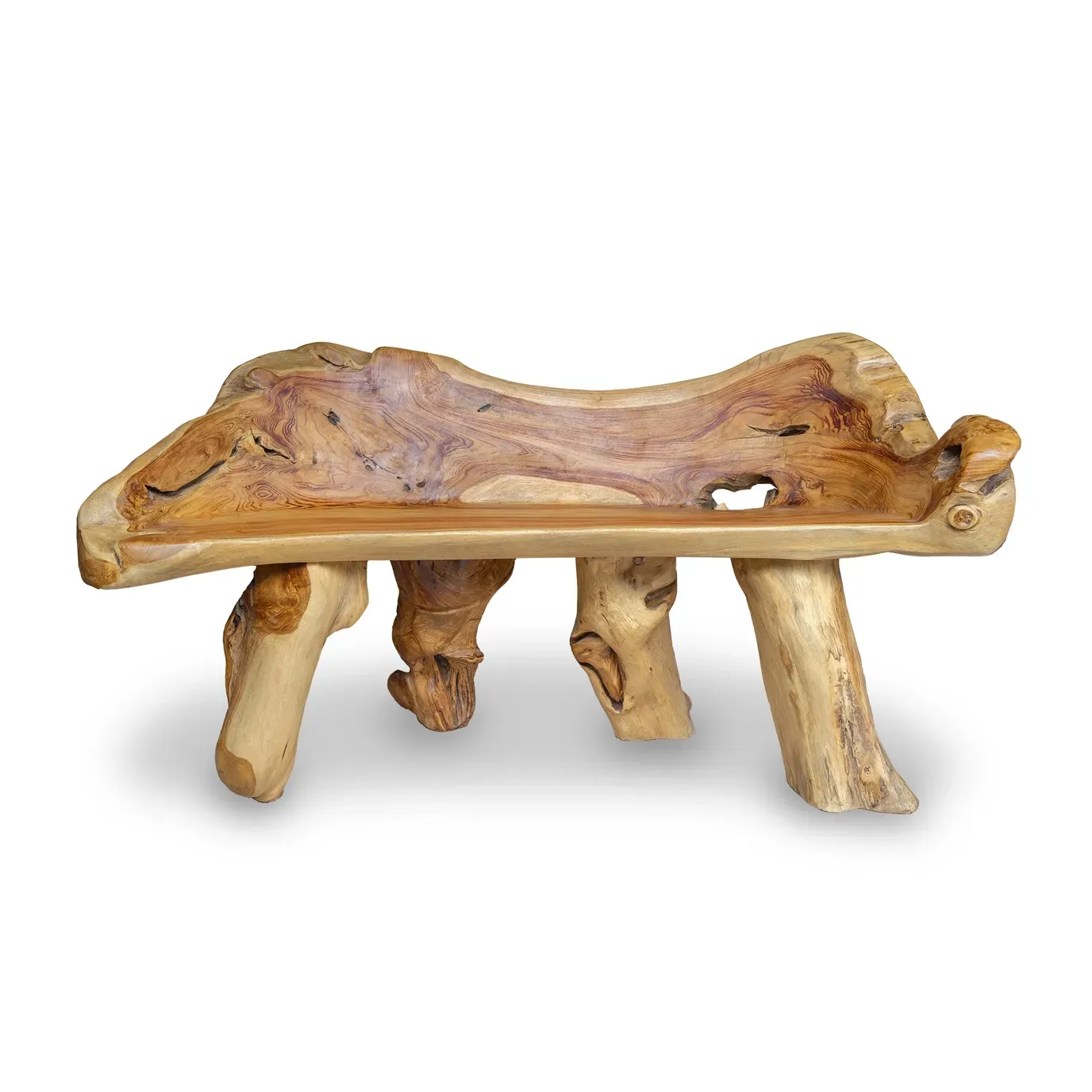 Bench Teak Live Edge Medium