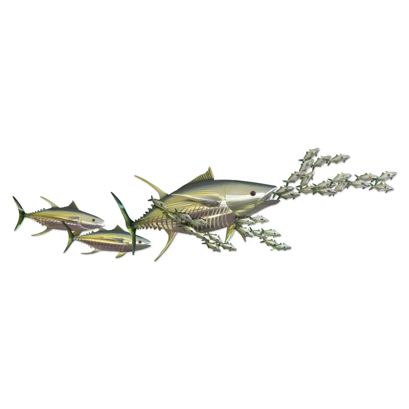 Tuna Attack! (3 Pcs) Stainless Steel Wall Art