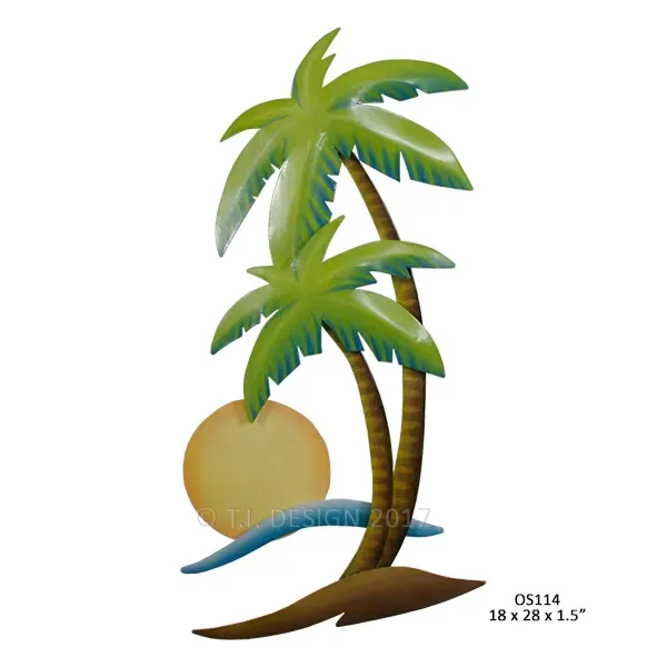 Palm & Sun Lanai Safe Metal Wall Art