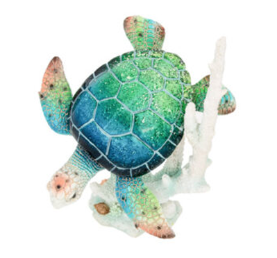 Turtle on Coral GI WW-148