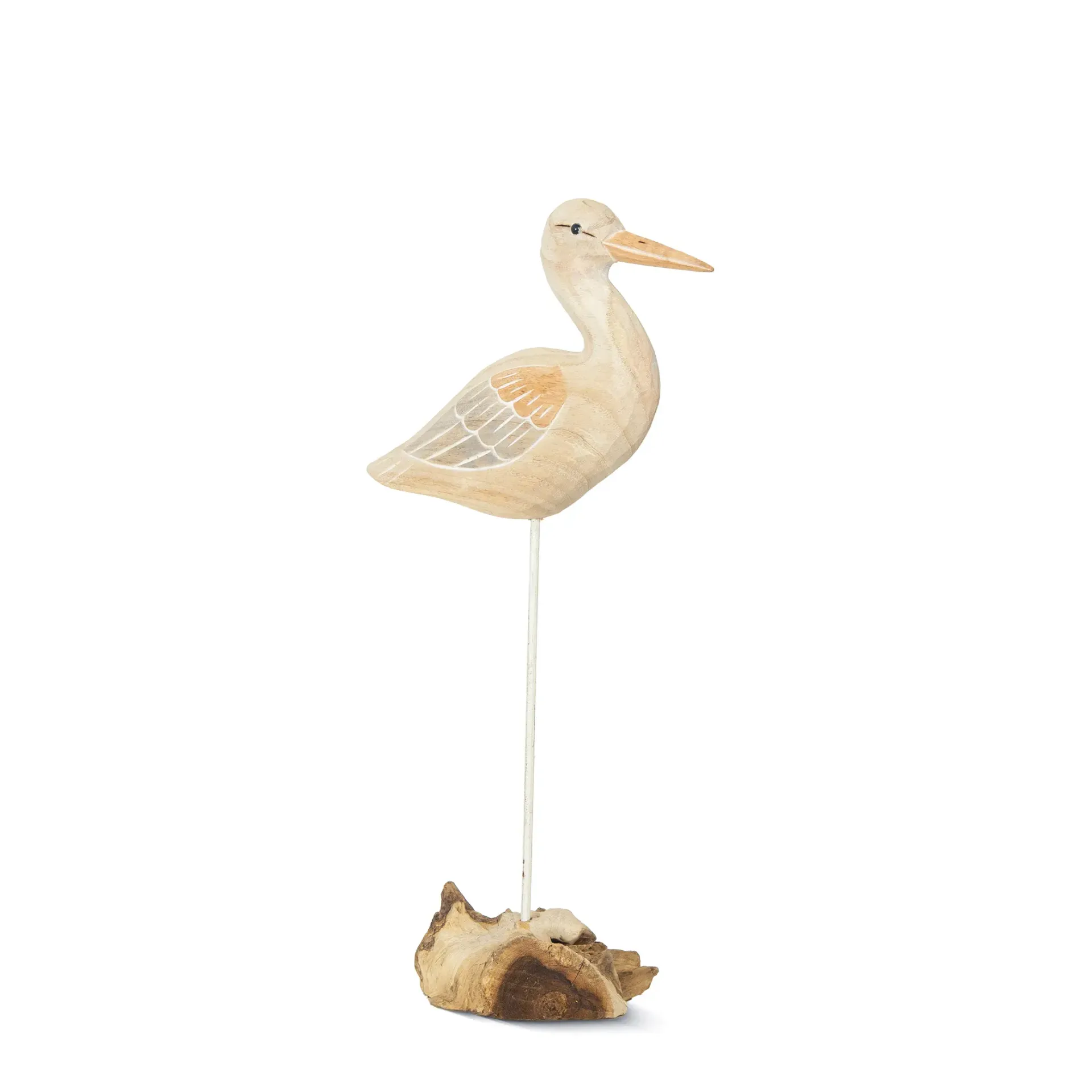 Shorebird Tall on Base - Soft Nat TableTop TI C145