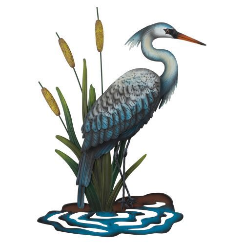 Heron Metal Wall Decor