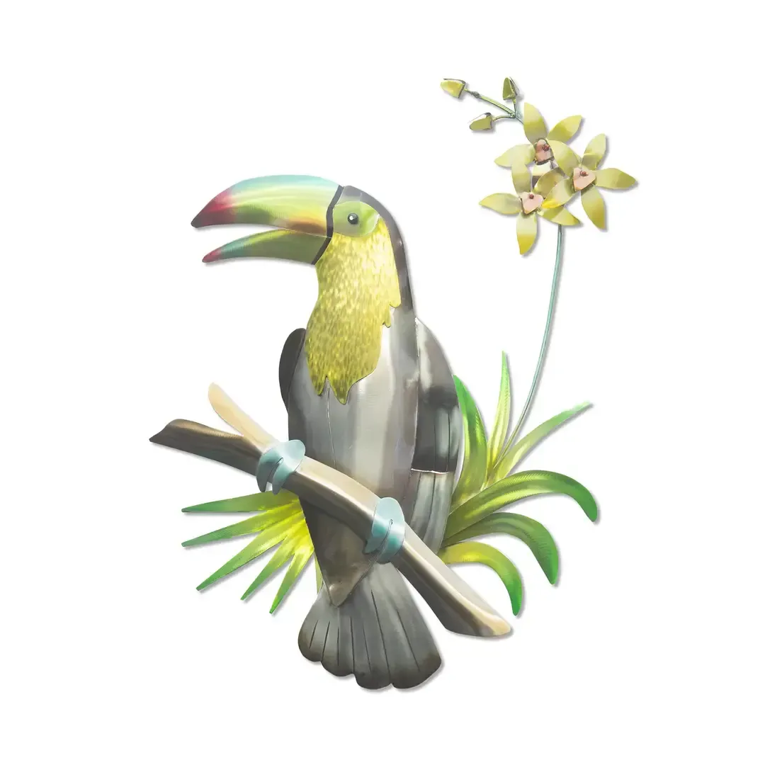 Toucan Single Metal Wall Art