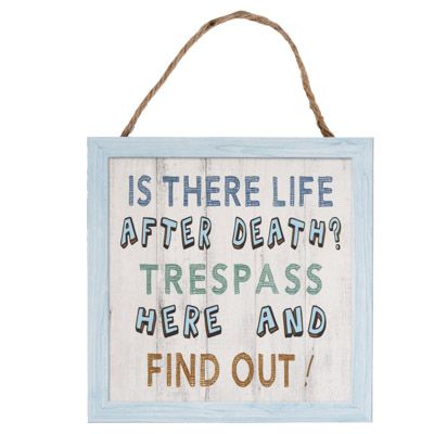 Life After Death Sign GI W-9955