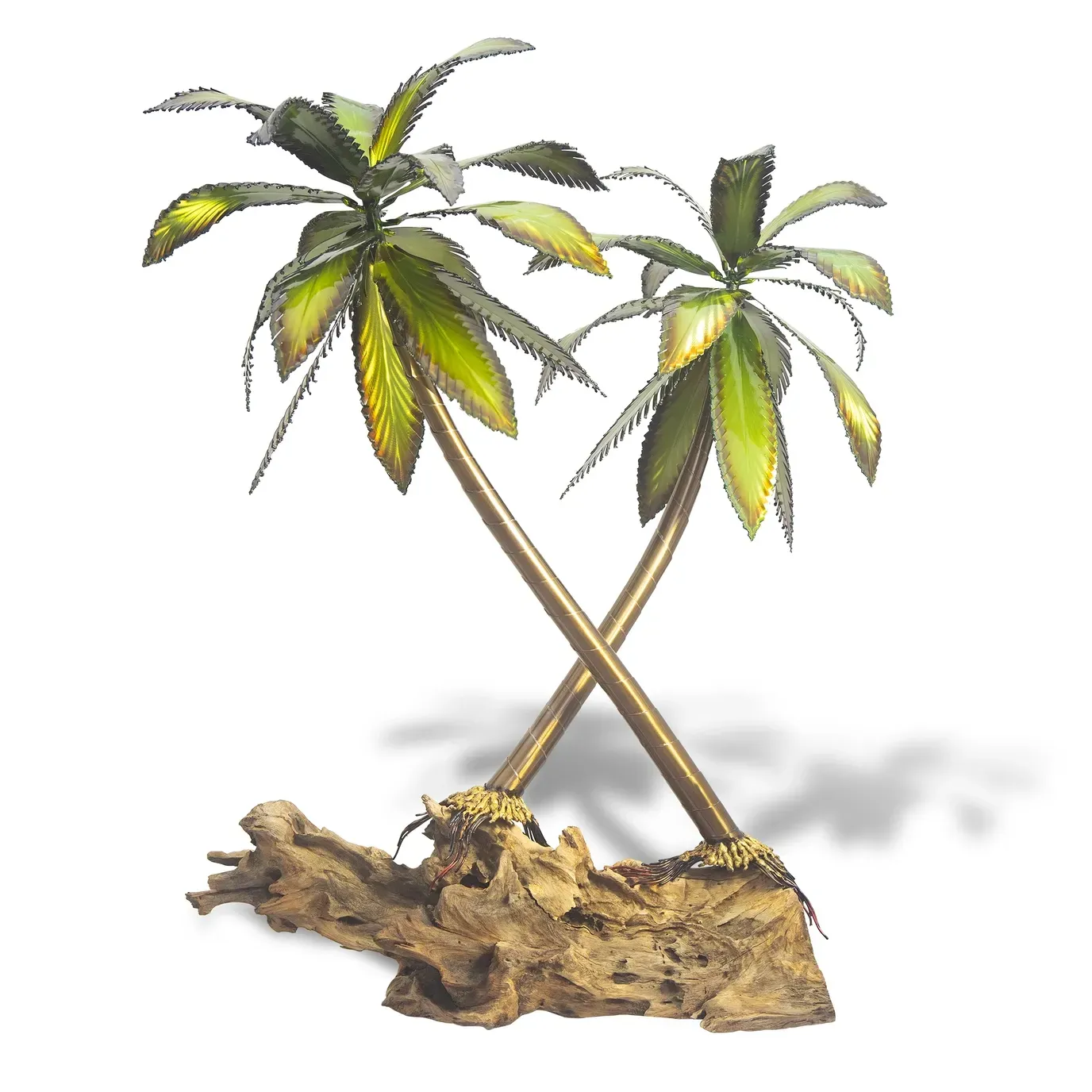 Palms Double on Gamel Base (Stainless) Tabletop