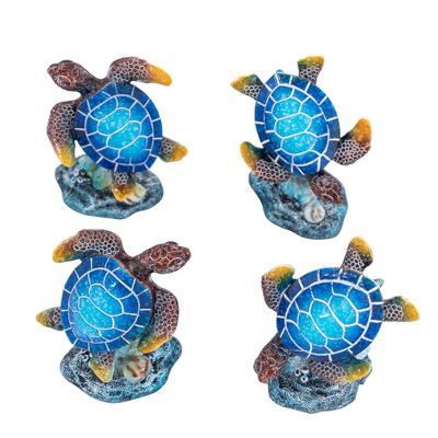 Assorted Blue Turtle Figurine GI WW-840