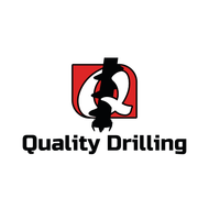Quality Drilling logo with red and black stylized drill icon above company name