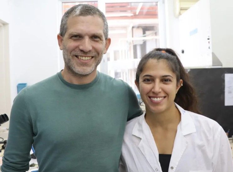 Dr Ben Maoz and student Neta Shvil (Tel Aviv University)
