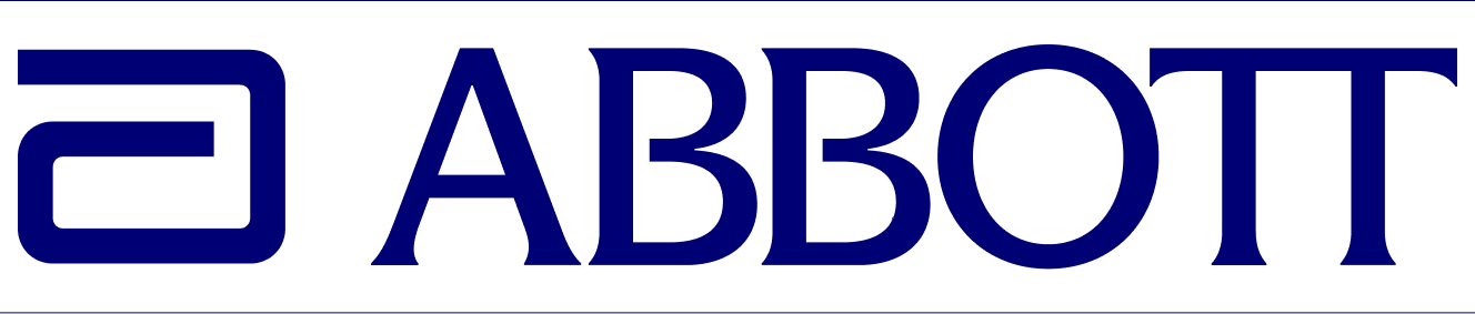 Abbott logo in blue and black text on a white background