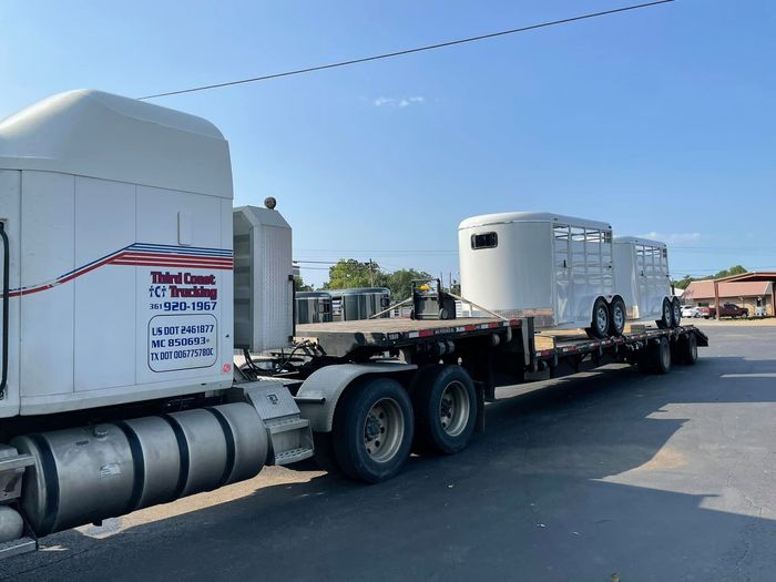 Trailer Truck Full of Loads