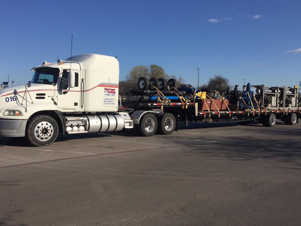 Trailer Truck Full of Loads