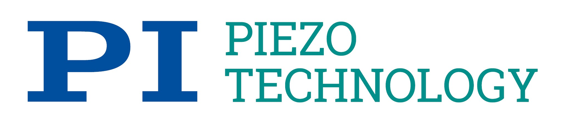 A logo for piezo technology is shown on a white background